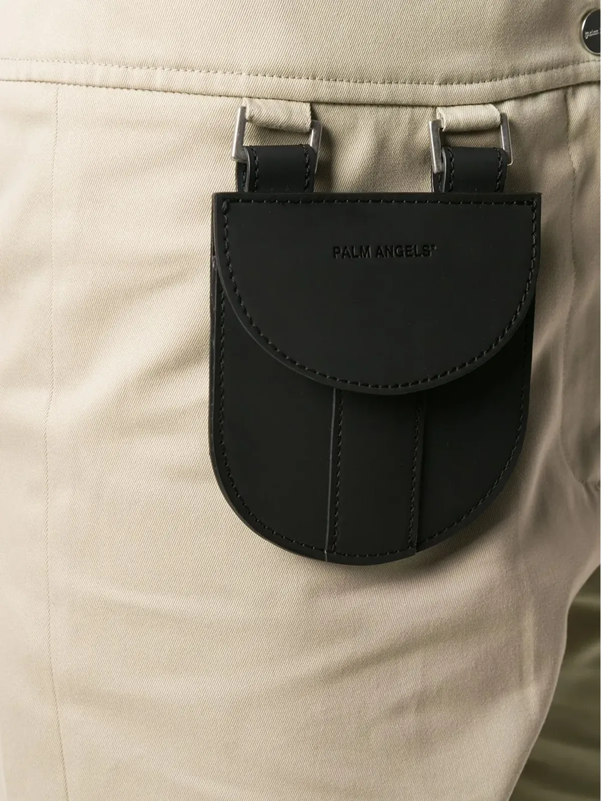 Palm Angels コントラストポケット膝丈ショーツ - 画像5