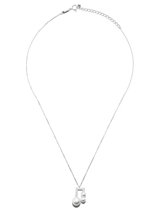 TASAKI TASAKI Balance Note コレクションライン アコヤ真珠とダイヤモンド パヴェ ペンダントの商品画像