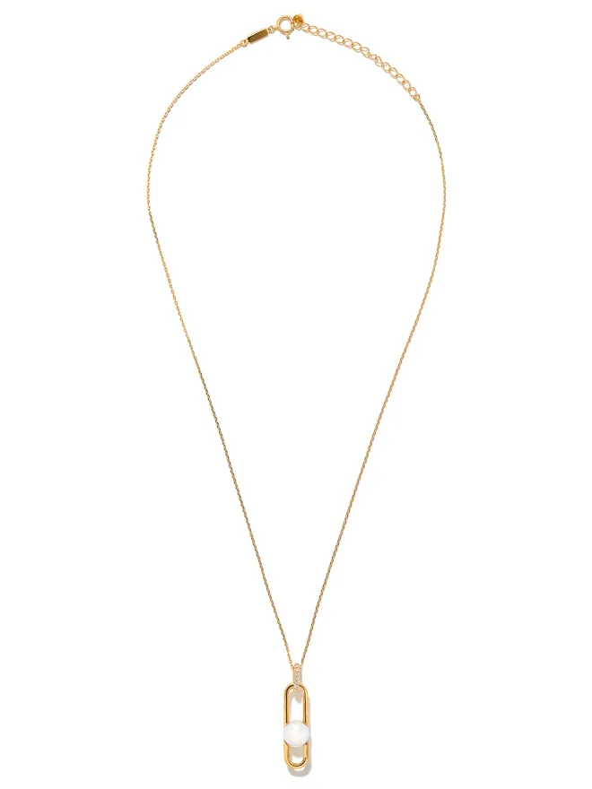 TASAKI TASAKI 18K イエローゴールド ファインリンクスコレクション ライン アコヤ真珠とダイヤモンド ペンダントの商品画像
