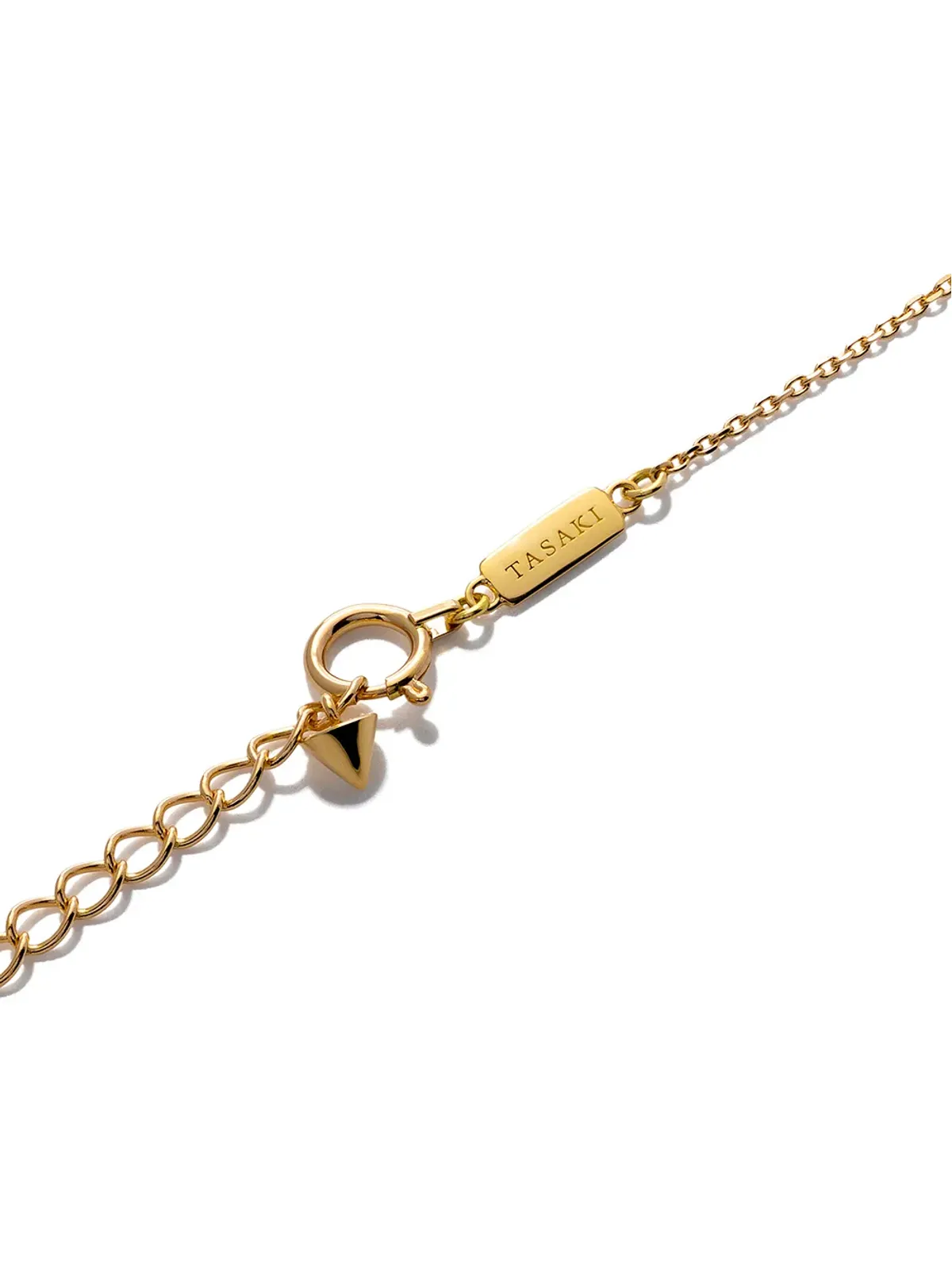 TASAKI 18K イエローゴールド ファインリンクスコレクション ライン アコヤ真珠とダイヤモンド ペンダント - 画像4