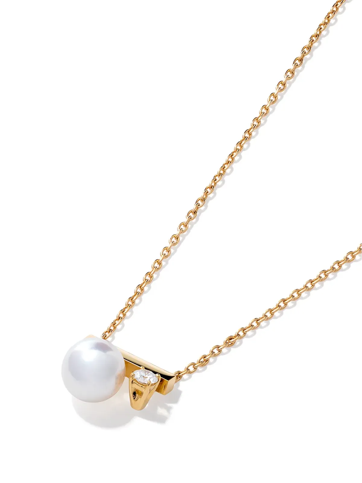 TASAKI 18金イエローゴールド コレクションライン petit Balance Class アコヤ真珠とダイヤモンド ペンダント - メタリック - 画像3