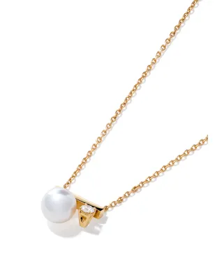 TASAKI 18金イエローゴールド コレクションライン petit Balance Class アコヤ真珠とダイヤモンド ペンダント - メタリック - サムネイル3