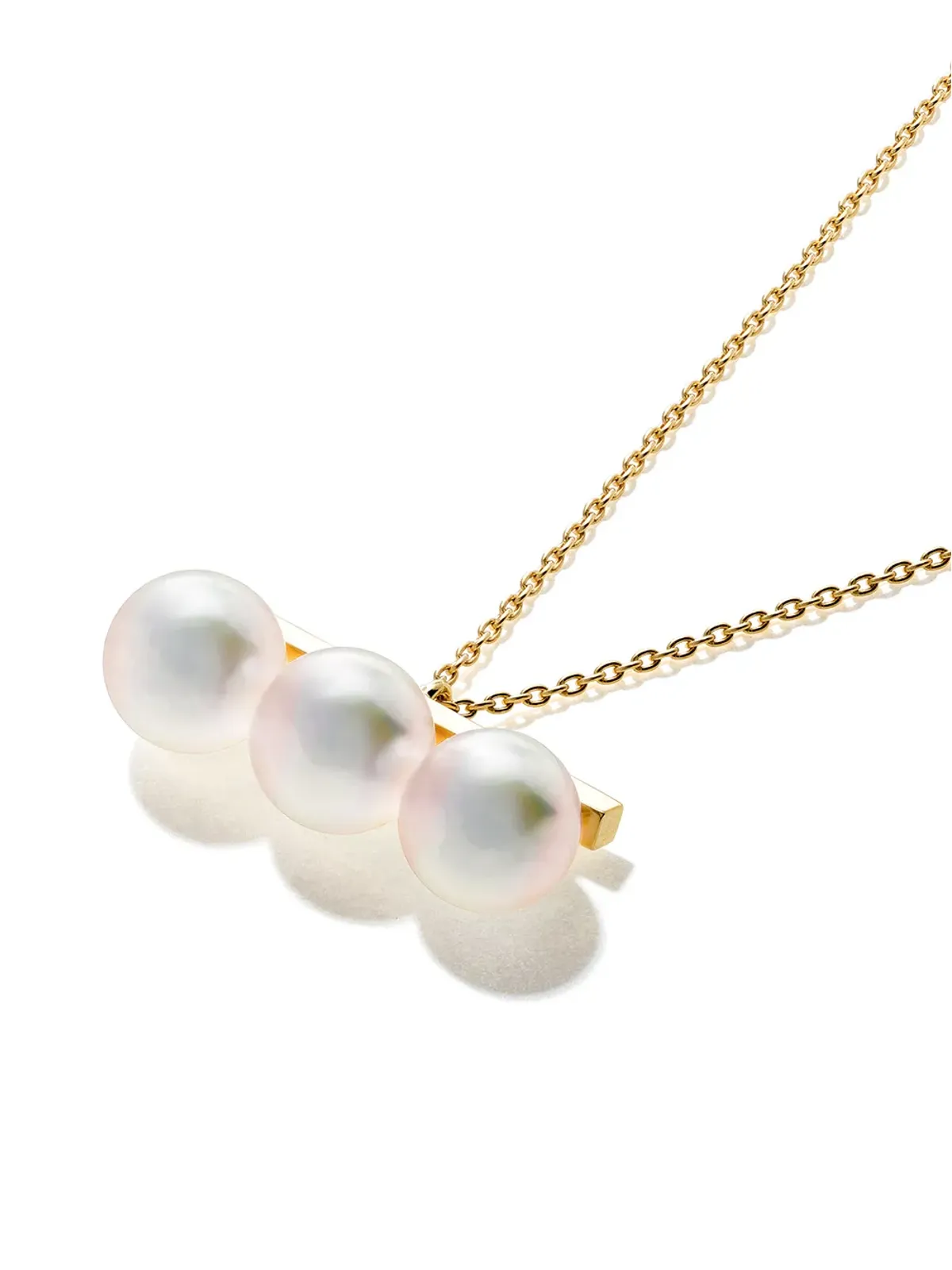 TASAKI 18金イエローゴールド コレクションライン Balance Neo アコヤパール ペンダント ネックレス - 画像3