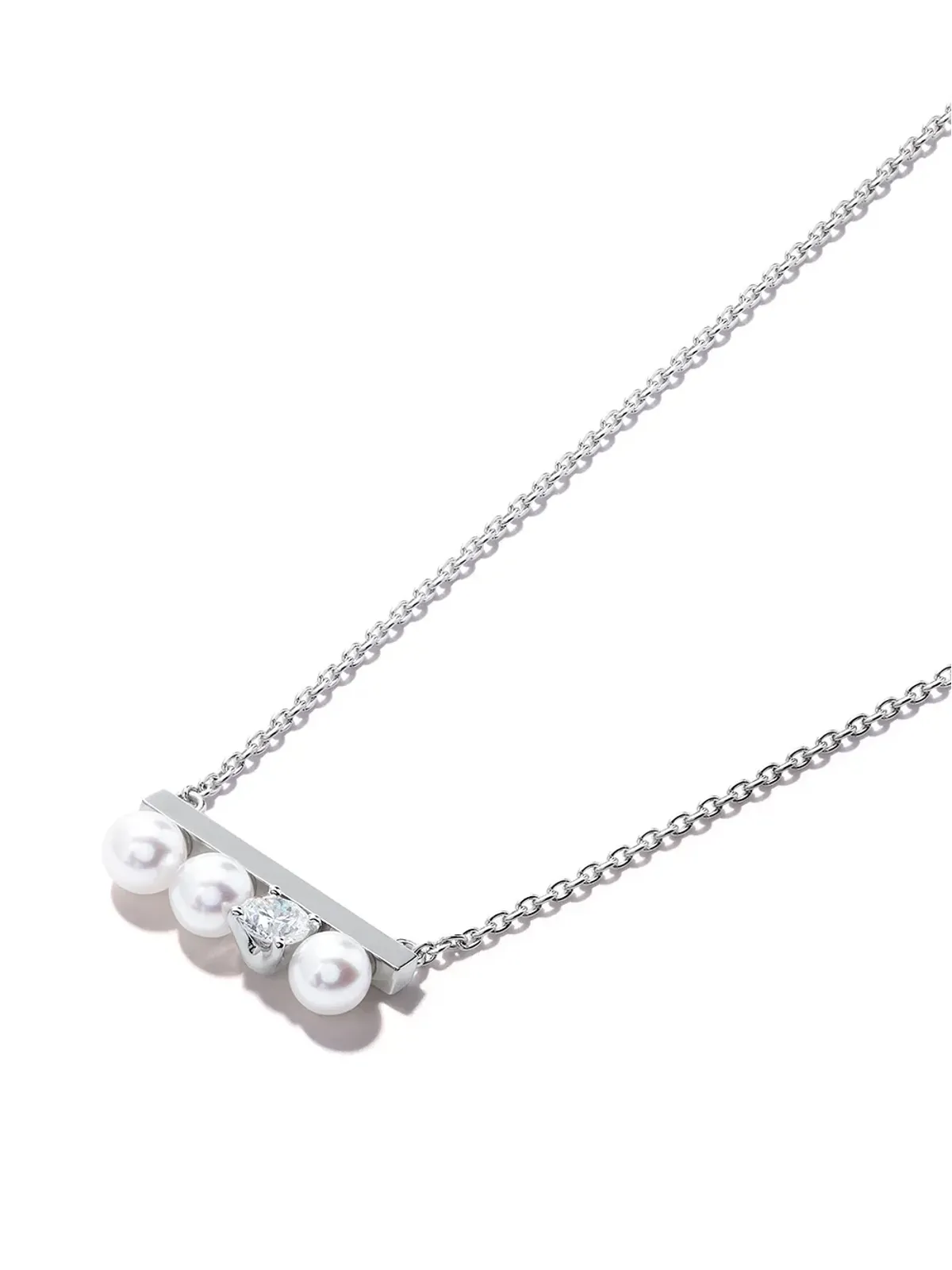 TASAKI コレクションライン プチ・バランス ソロ アコヤ真珠とダイヤモンド ペンダント - 画像3