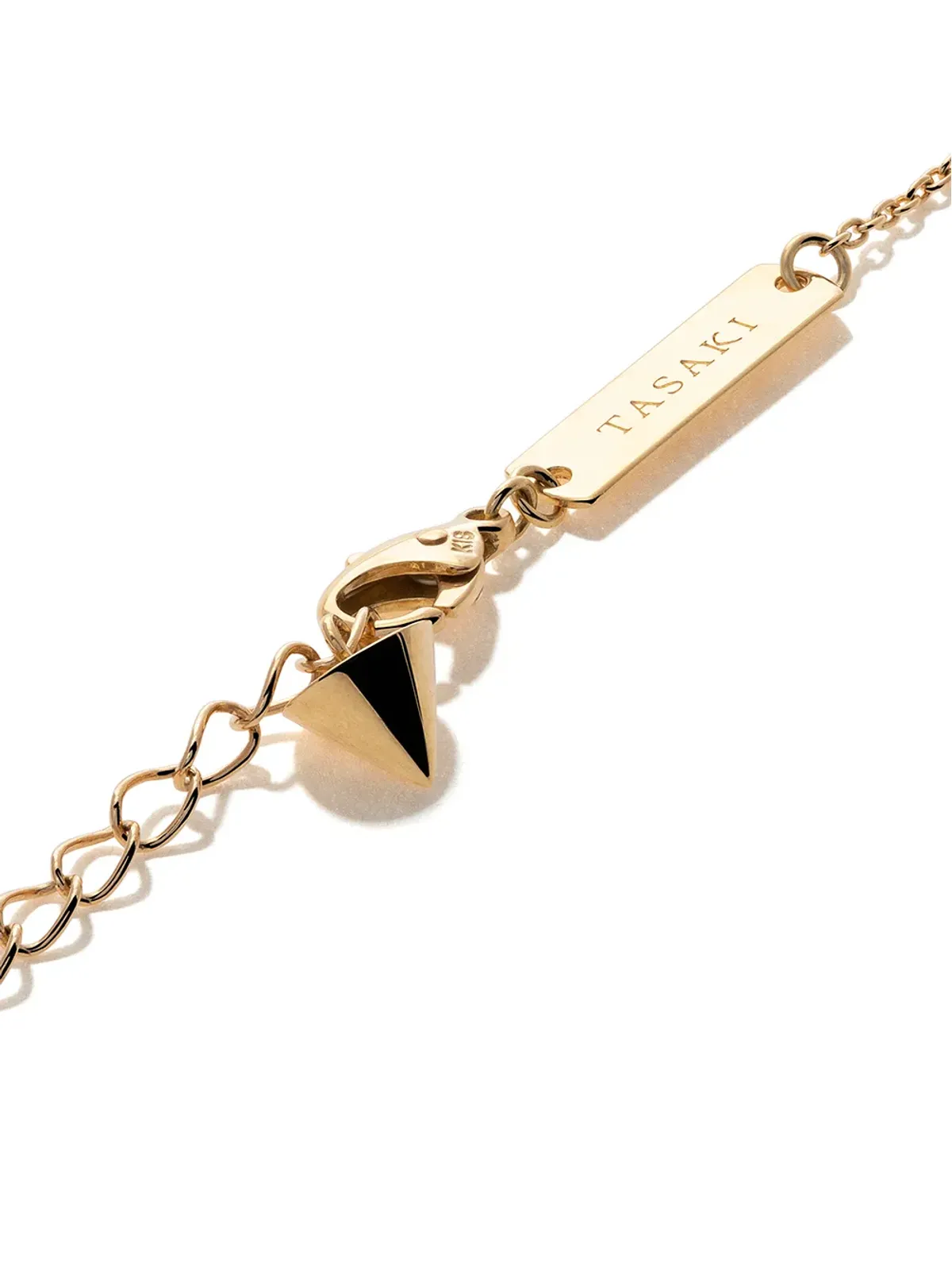 TASAKI 18K イエローゴールド コレクションライン Petit Balance Solo アコヤパールとダイヤモンド ペンダント - 画像4