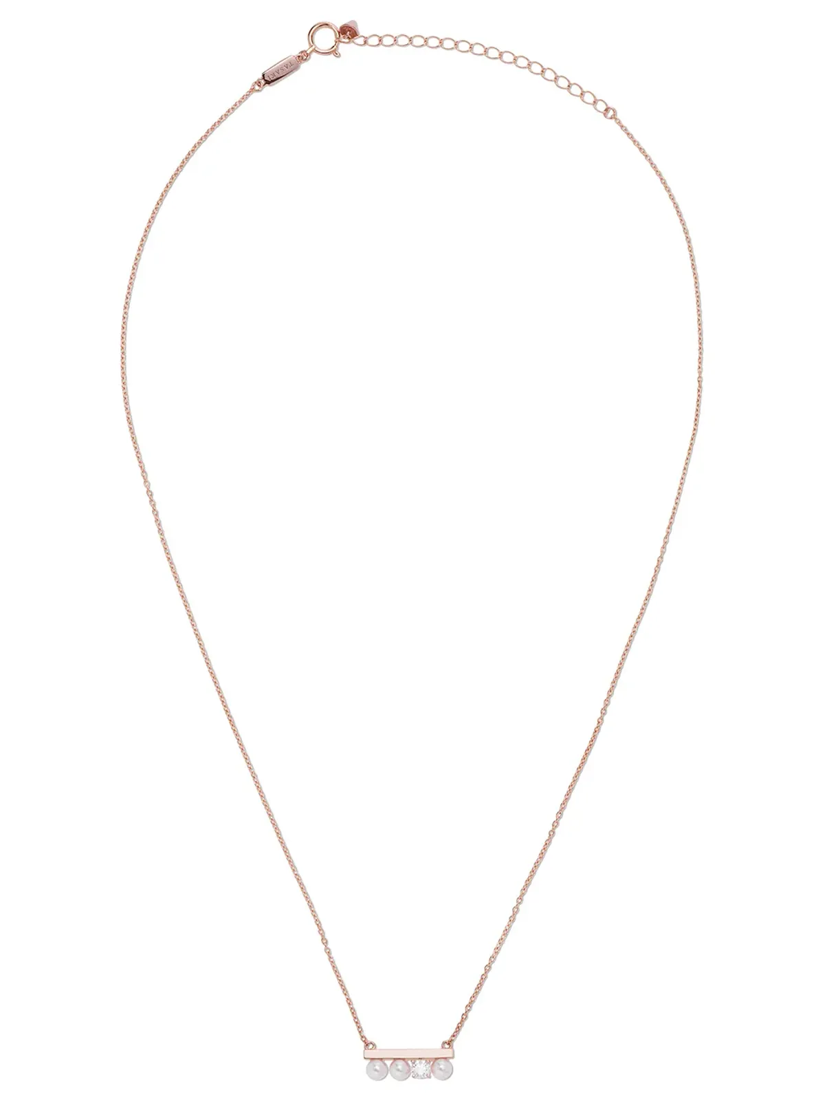 TASAKI コレクションライン プチ Balance ソロ アコヤ真珠とダイヤモンド ペンダント - 画像1