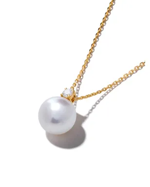 TASAKI 18kt イエローゴールド アコヤ真珠とダイヤモンド ペンダント - サムネイル3