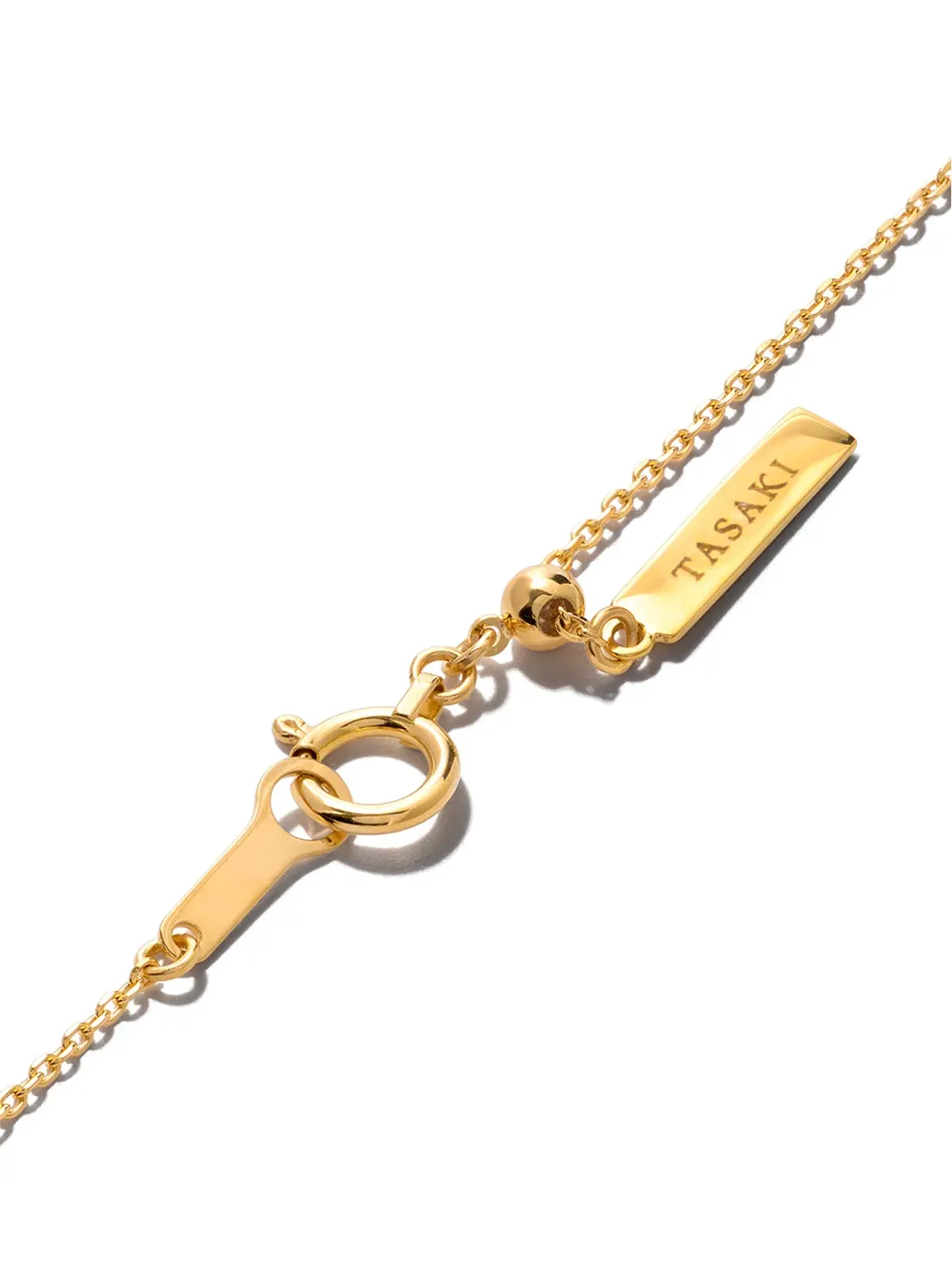 TASAKI 18kt イエローゴールド アコヤ真珠とダイヤモンド ペンダント - 画像4