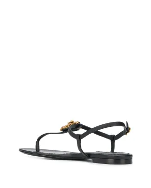 Dolce & Gabbana Devotion レザー トングサンダル - サムネイル3