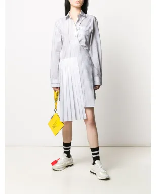 Off-White 前開きストライプシャツドレス - サムネイル2
