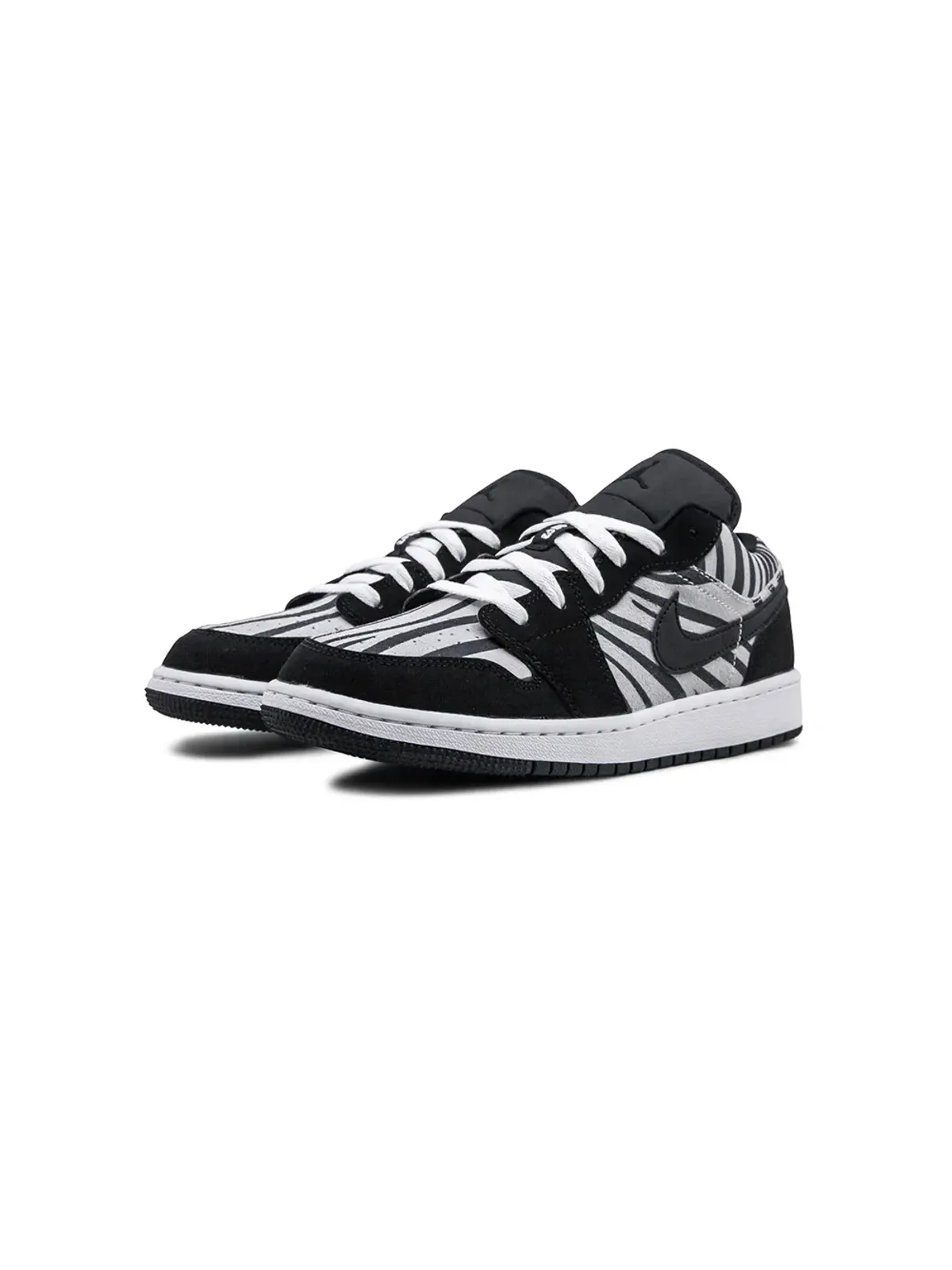 Jordan Kids Air Jordan 1 Low Zebra スニーカー - 画像2