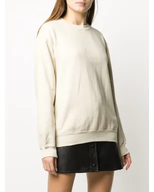 Off-White オーバーサイズの斜めストライプスウェットシャツ - サムネイル4