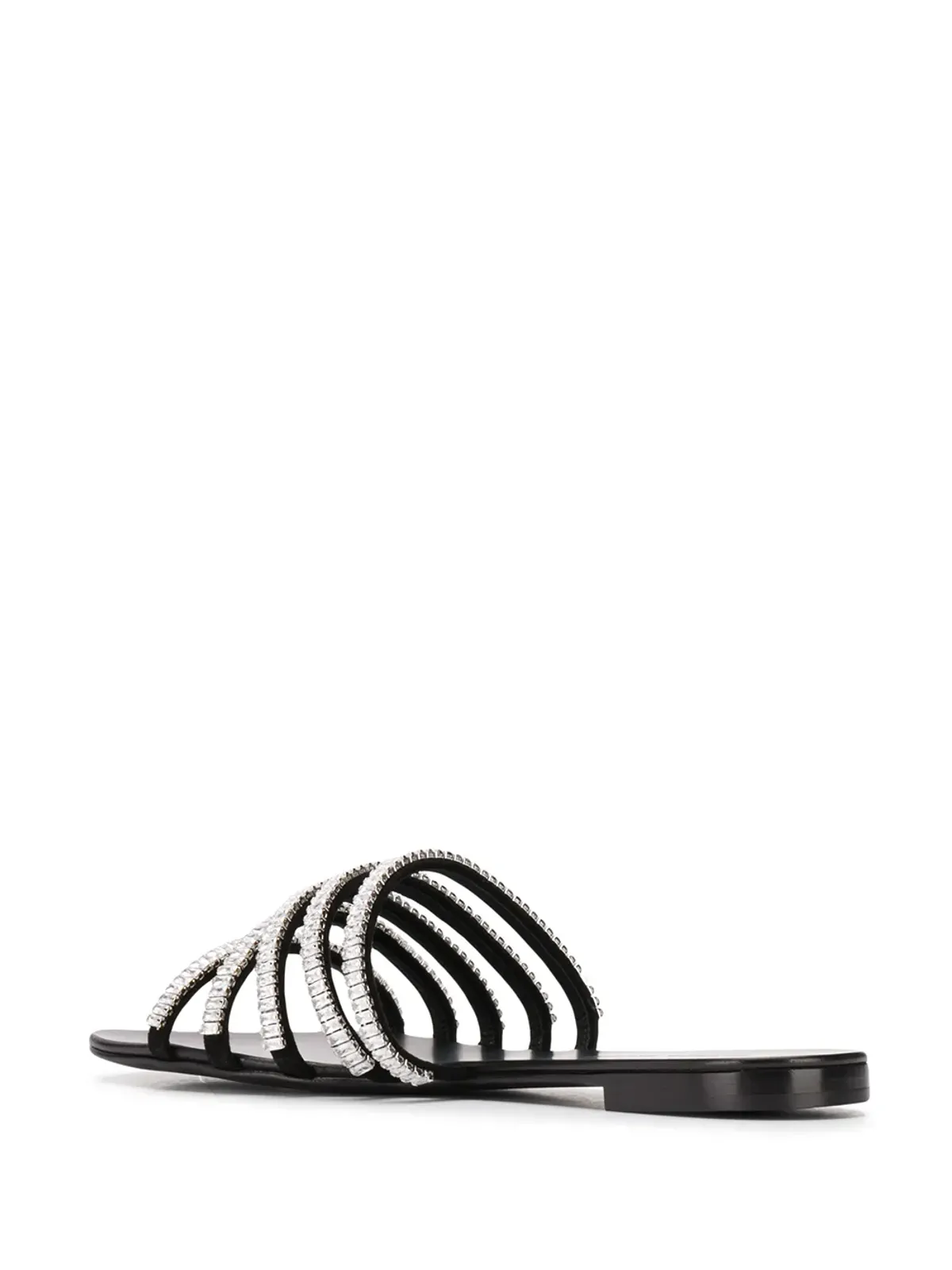 Giuseppe Zanotti ストラップ付きオープントゥサンダル - ブラック - 画像3
