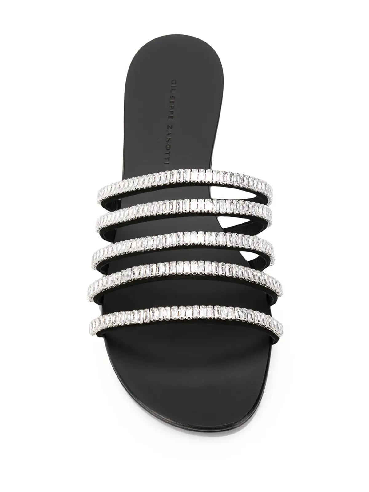 Giuseppe Zanotti ストラップ付きオープントゥサンダル - ブラック - 画像4