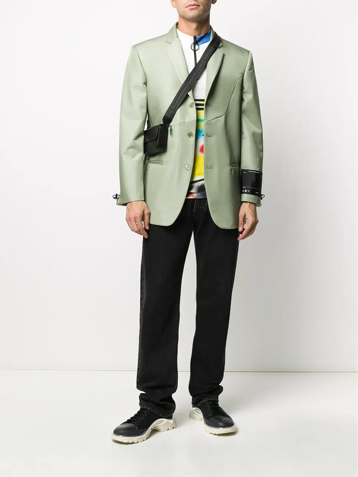 Off-White Contour blazer - Green - 画像2