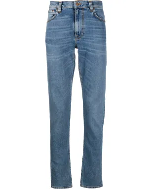 Nudie Jeans ミッドライズストレートジーンズ - サムネイル1