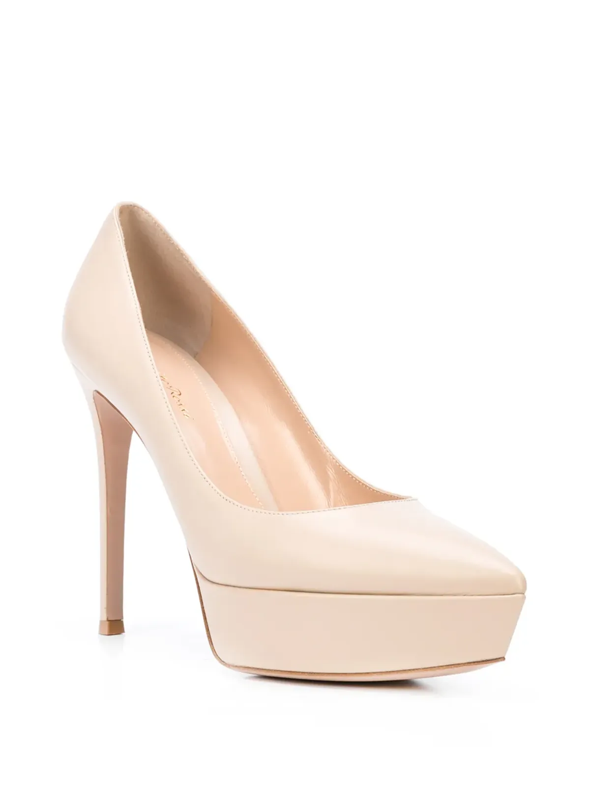 Gianvito Rossi Dasha プラットフォームパンプス - ニュートラルカラー - 画像2