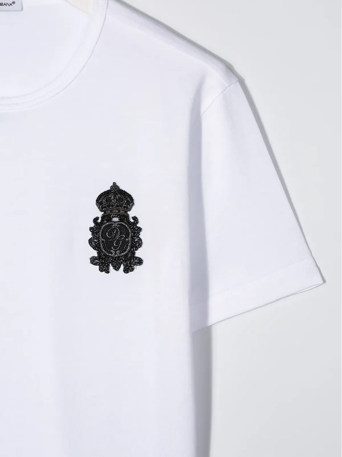 Dolce & Gabbana Kids 紋章パッチ コットンTシャツ - 画像3