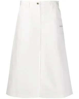 Off-White スローガンプリント クロップドパンツ - サムネイル1