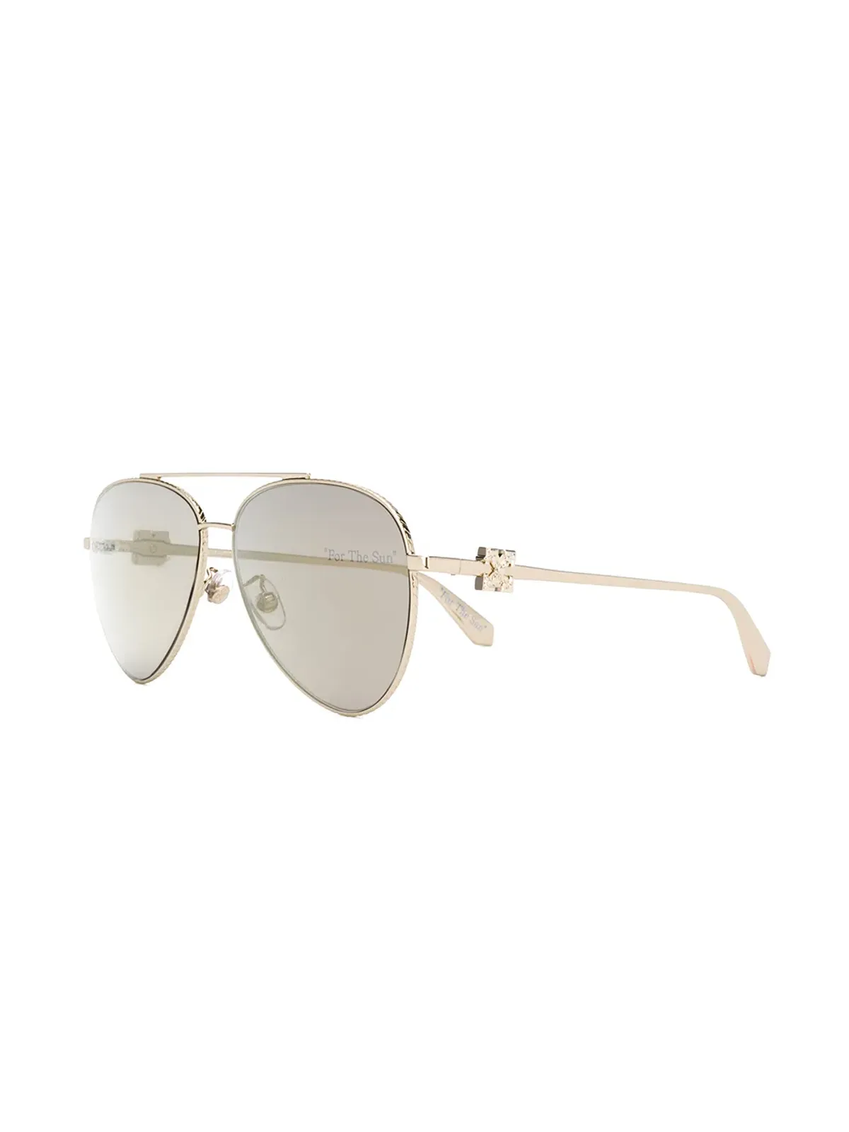 Off-White Eyewear アビエーターフレームサングラス - 画像2