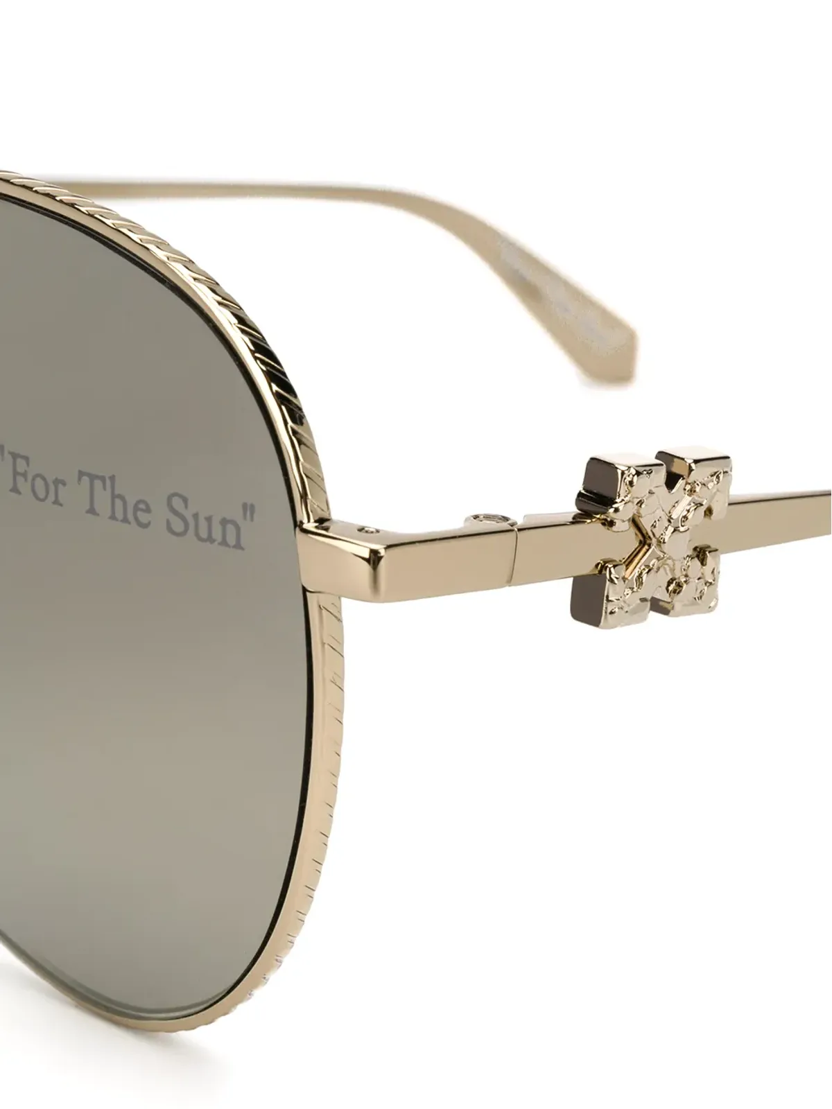 Off-White Eyewear アビエーターフレームサングラス - 画像3