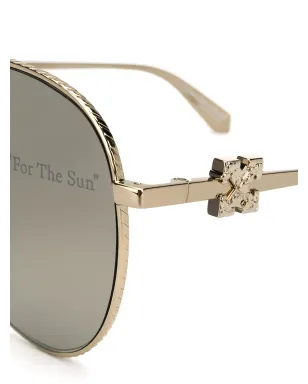 Off-White Eyewear アビエーターフレームサングラス - サムネイル3