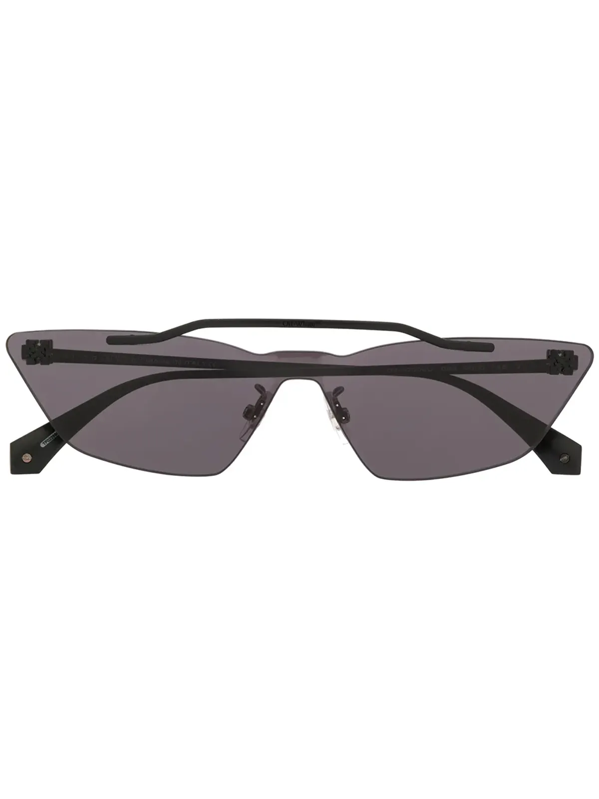 Off-White Eyewear メタルマスク ジオメトリックフレーム サングラス - 画像1