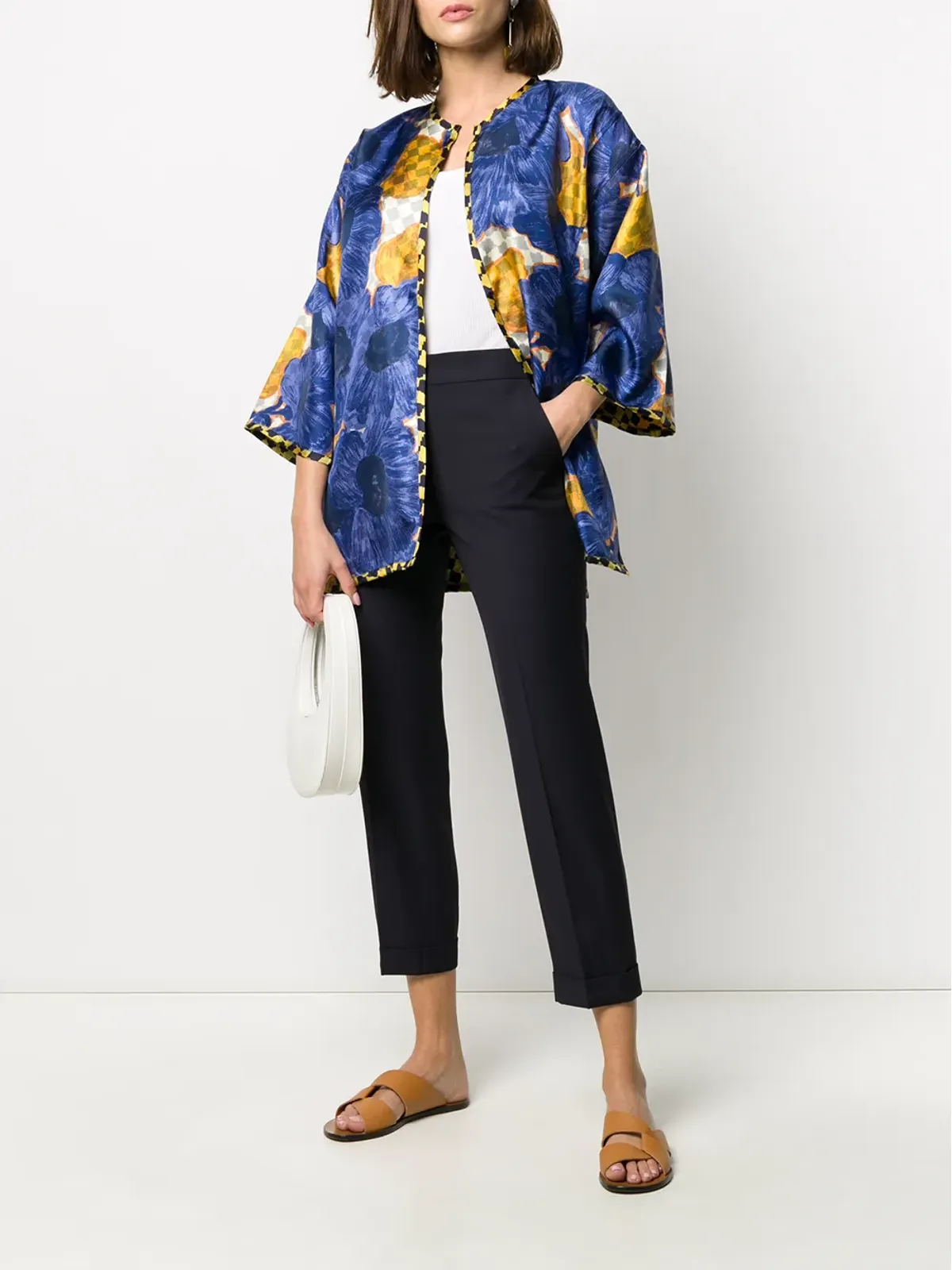 ETRO クロップド テーラードパンツ - 画像2