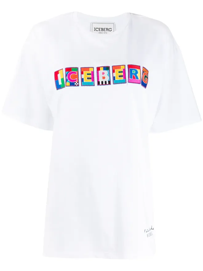 Iceberg Iceberg ロゴ刺繍Tシャツの商品画像