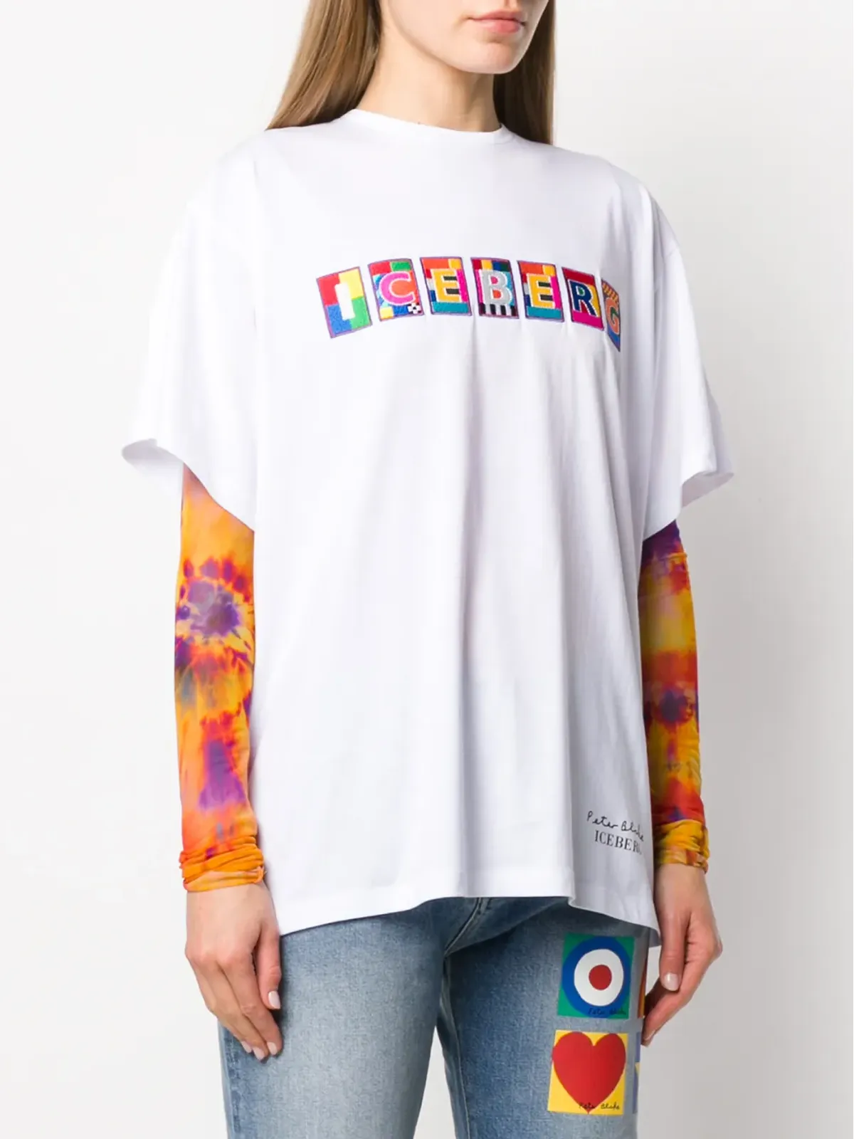 Iceberg ロゴ刺繍Tシャツ - 画像3