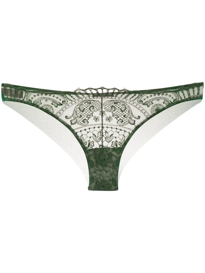 I.D. Sarrieri I.D. Sarrieri 刺繍ブリーフ グリーンの商品画像