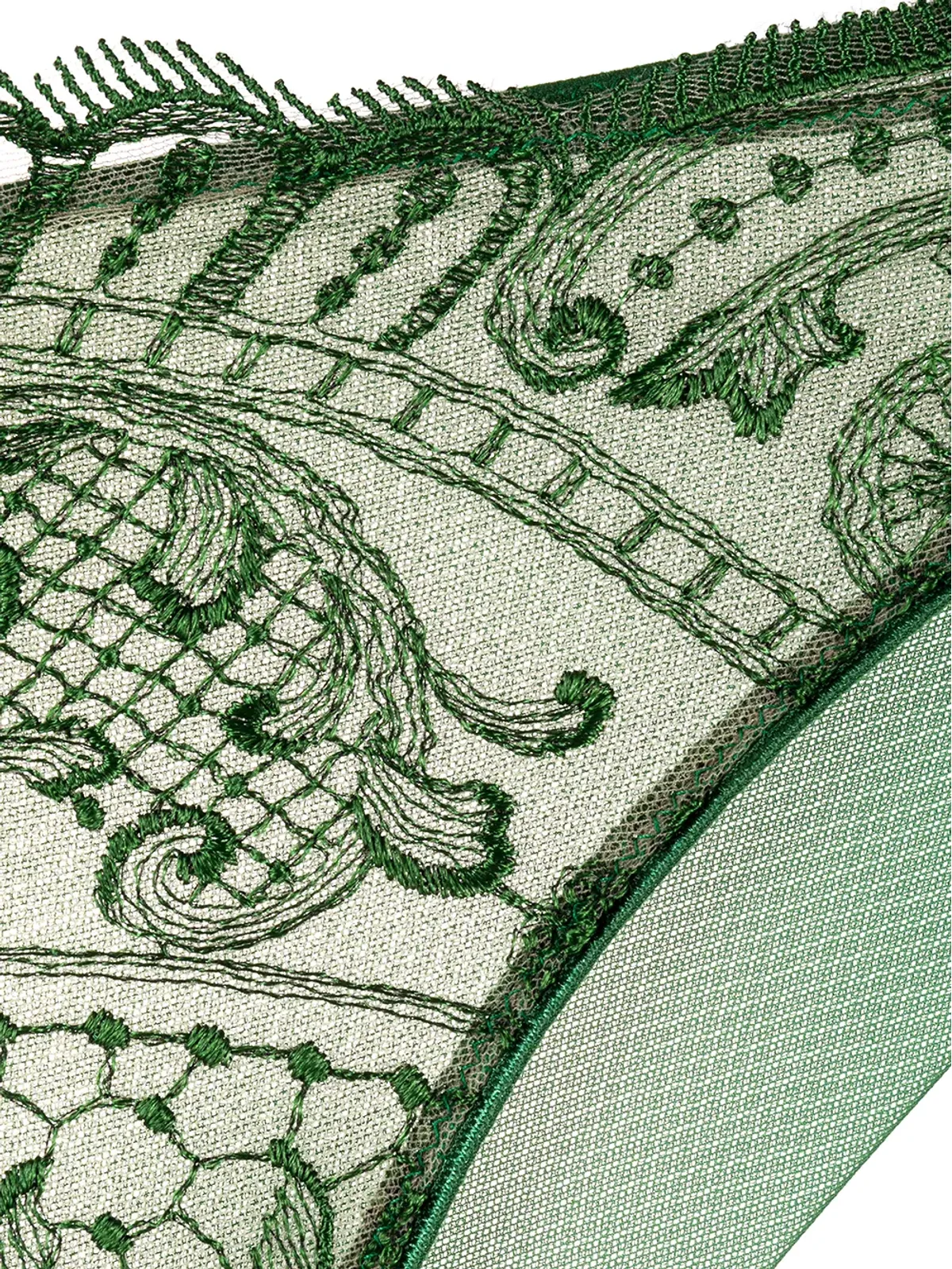 I.D. Sarrieri 刺繍ブリーフ グリーン - 画像3