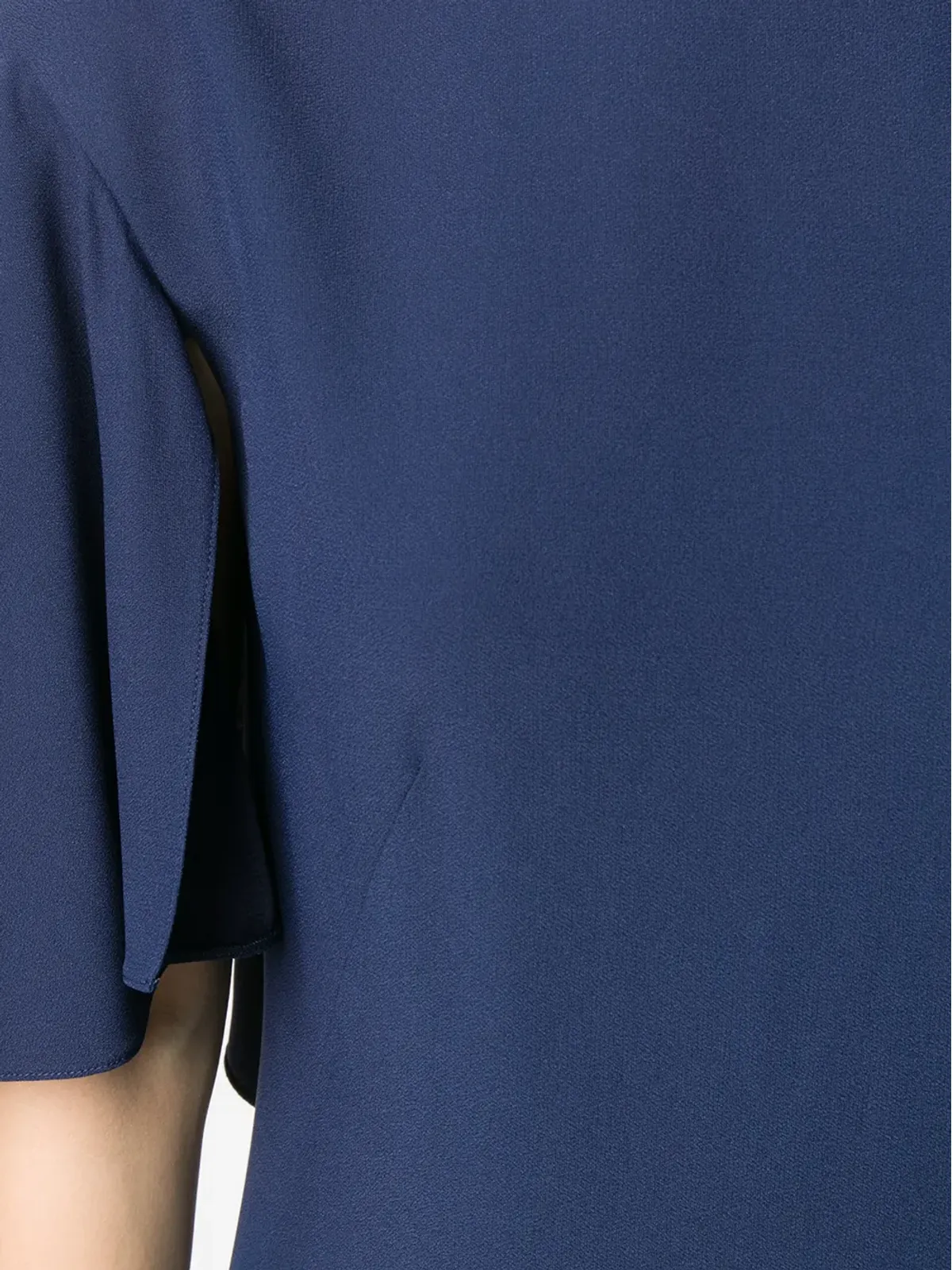 Alberta Ferretti フリルスリーブのシフトドレス - 画像5