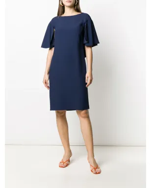 Alberta Ferretti フリルスリーブのシフトドレス - サムネイル3