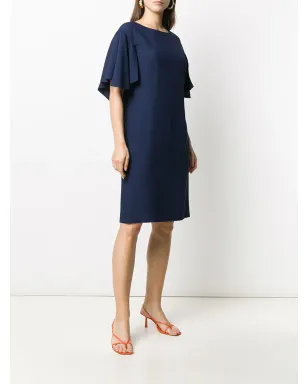 Alberta Ferretti フリルスリーブのシフトドレス - サムネイル4