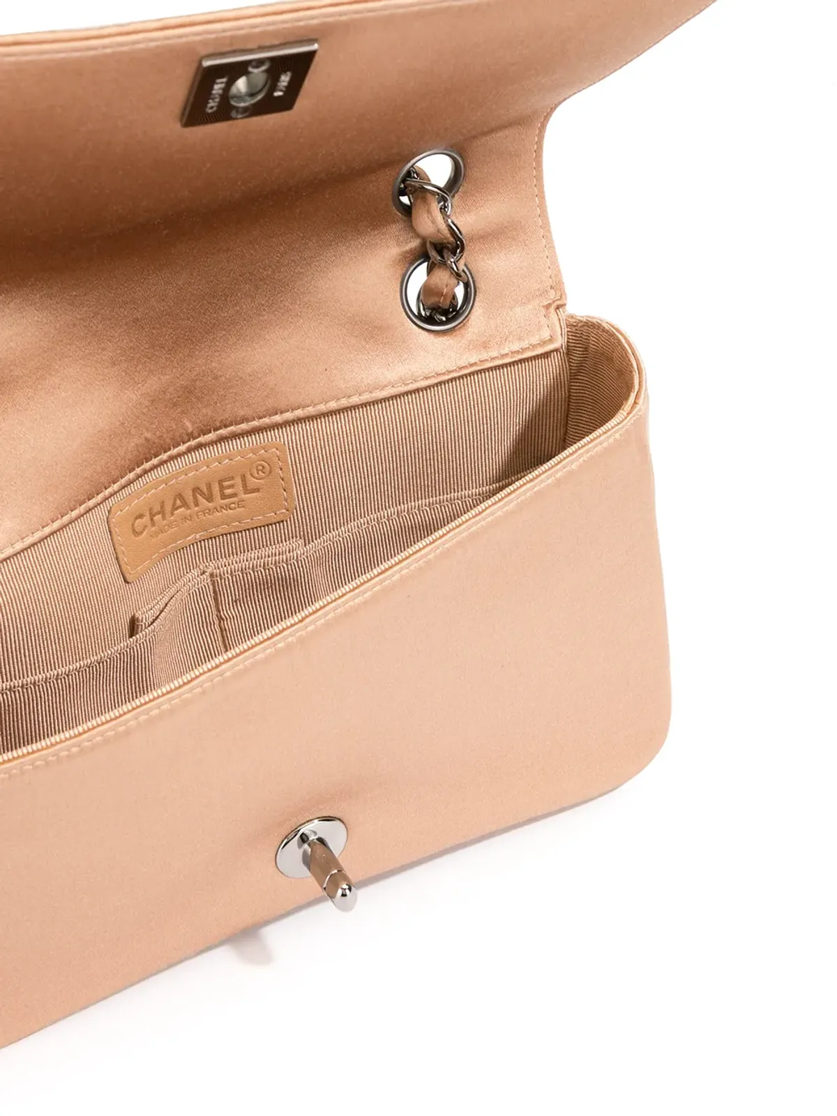 CHANEL ビンテージ ラインストーン チェーンショルダーバッグ - Neutrals - 画像5