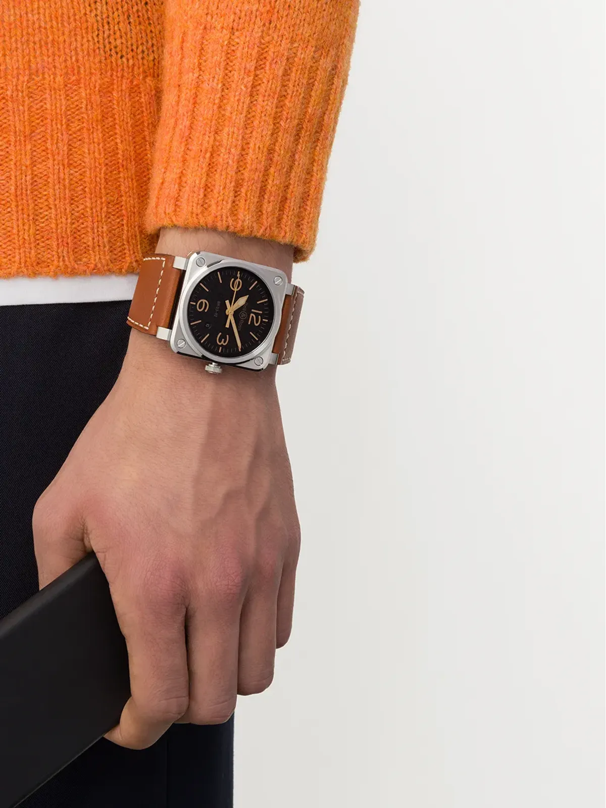 Bell & Ross BR 03-92 42mm ブラウン - 画像2