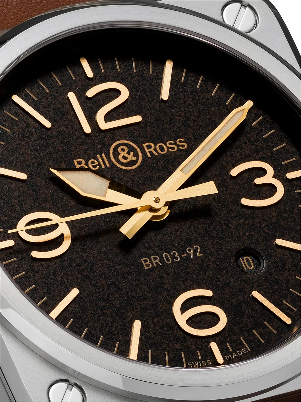 Bell & Ross BR 03-92 42mm ブラウン - 画像3
