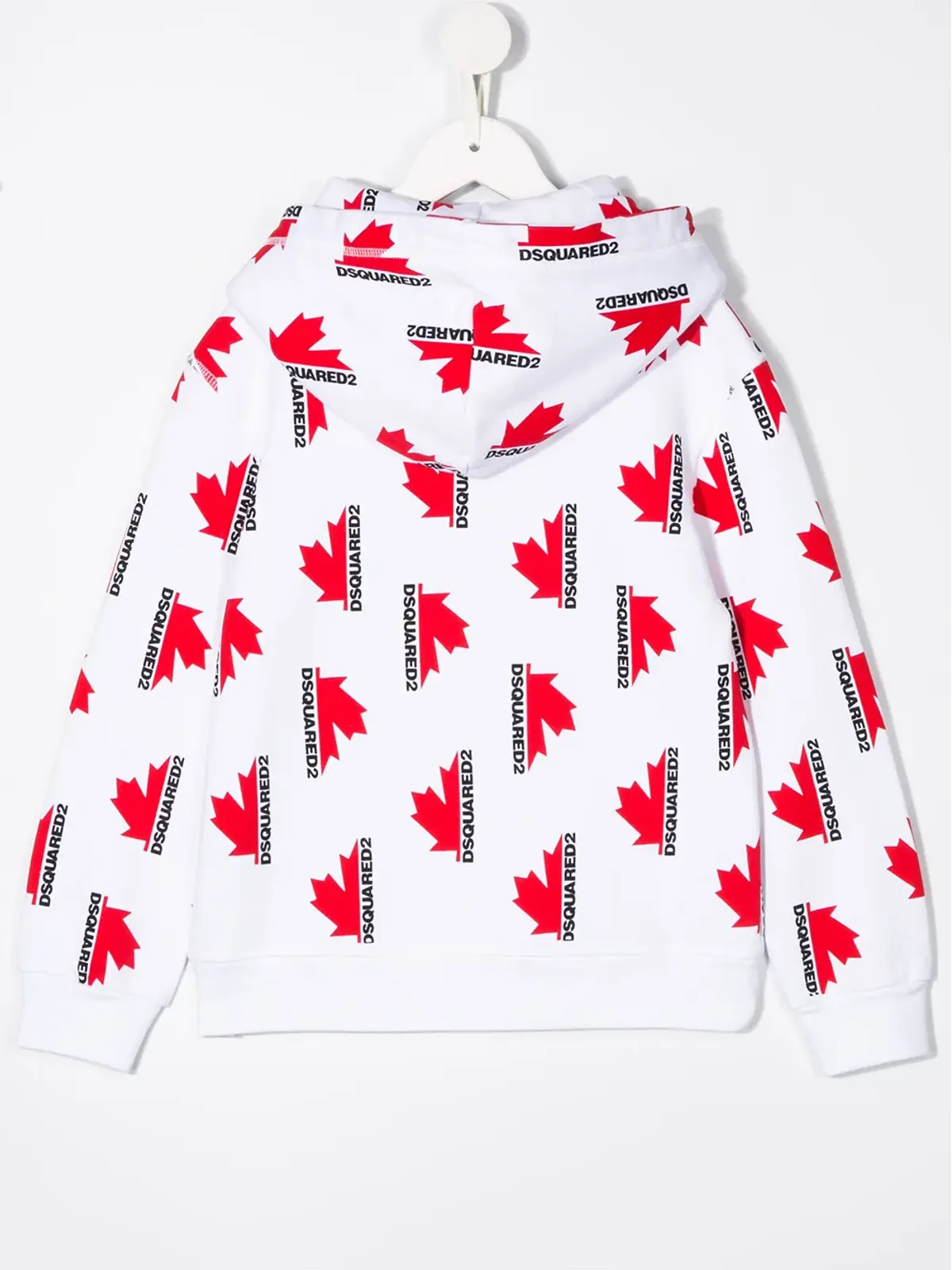 DSQUARED2 KIDS メープルリーフ柄フーディ - 画像2