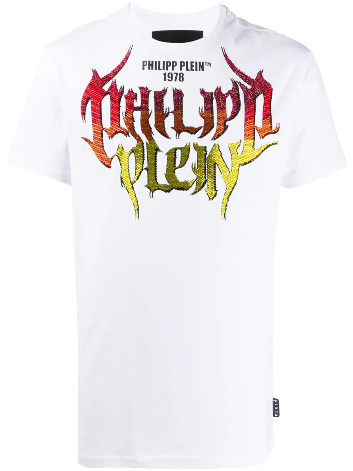 Philipp Plein SS Rock PP グラフィックプリント Tシャツ - 画像1