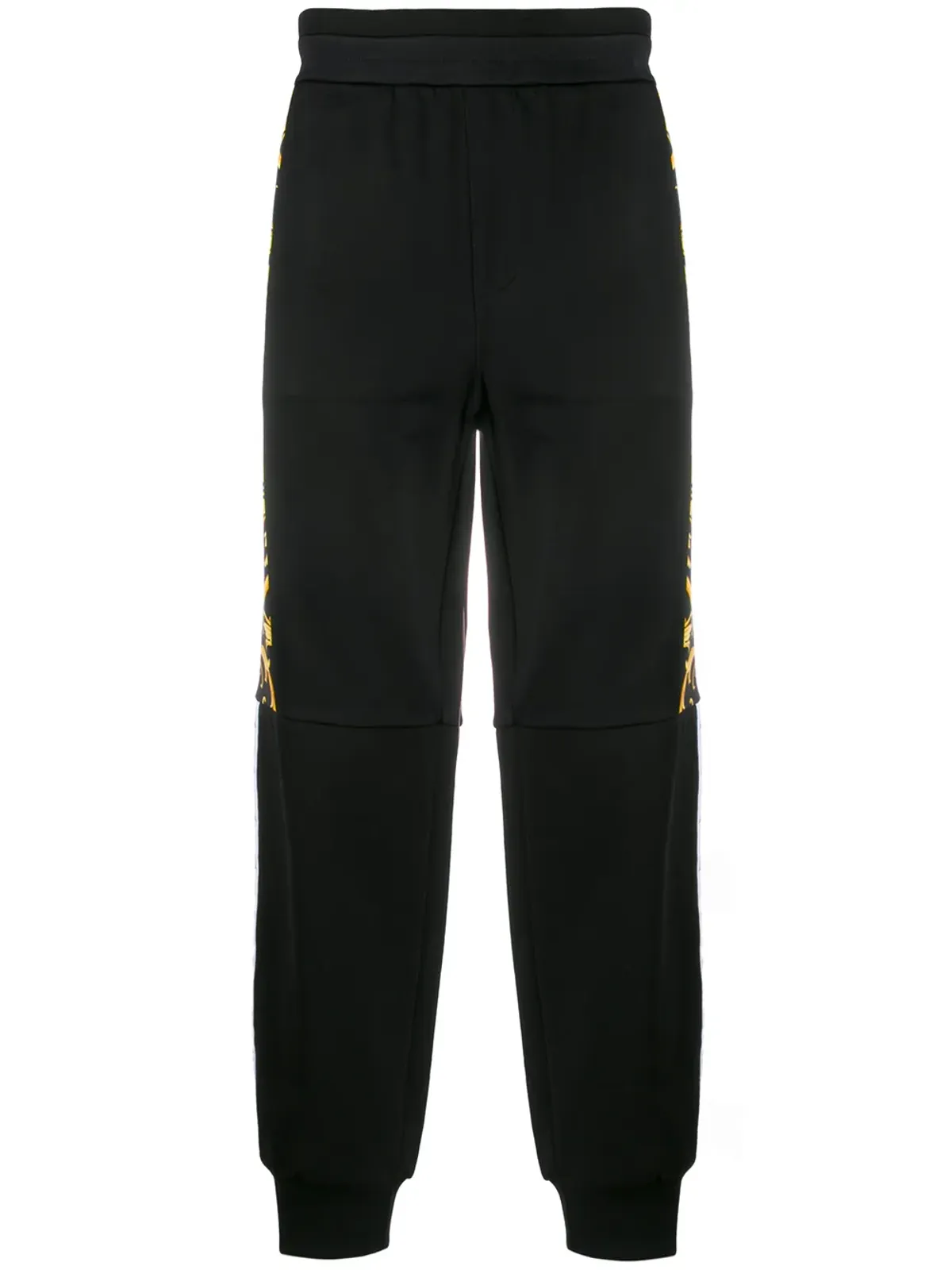 Versace Barocco ロゴ トラックパンツ - ブラック - 画像1