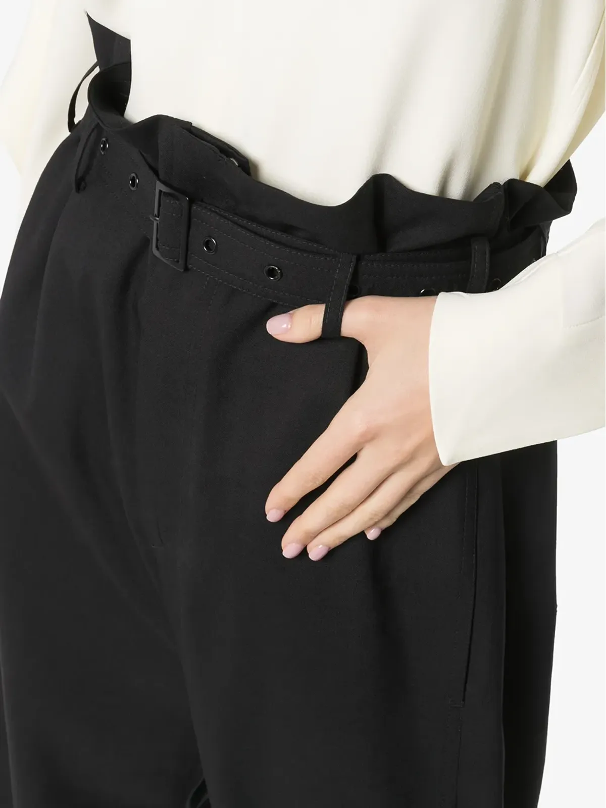 Low Classic ペーパーバッグベルトパンツ - 画像5
