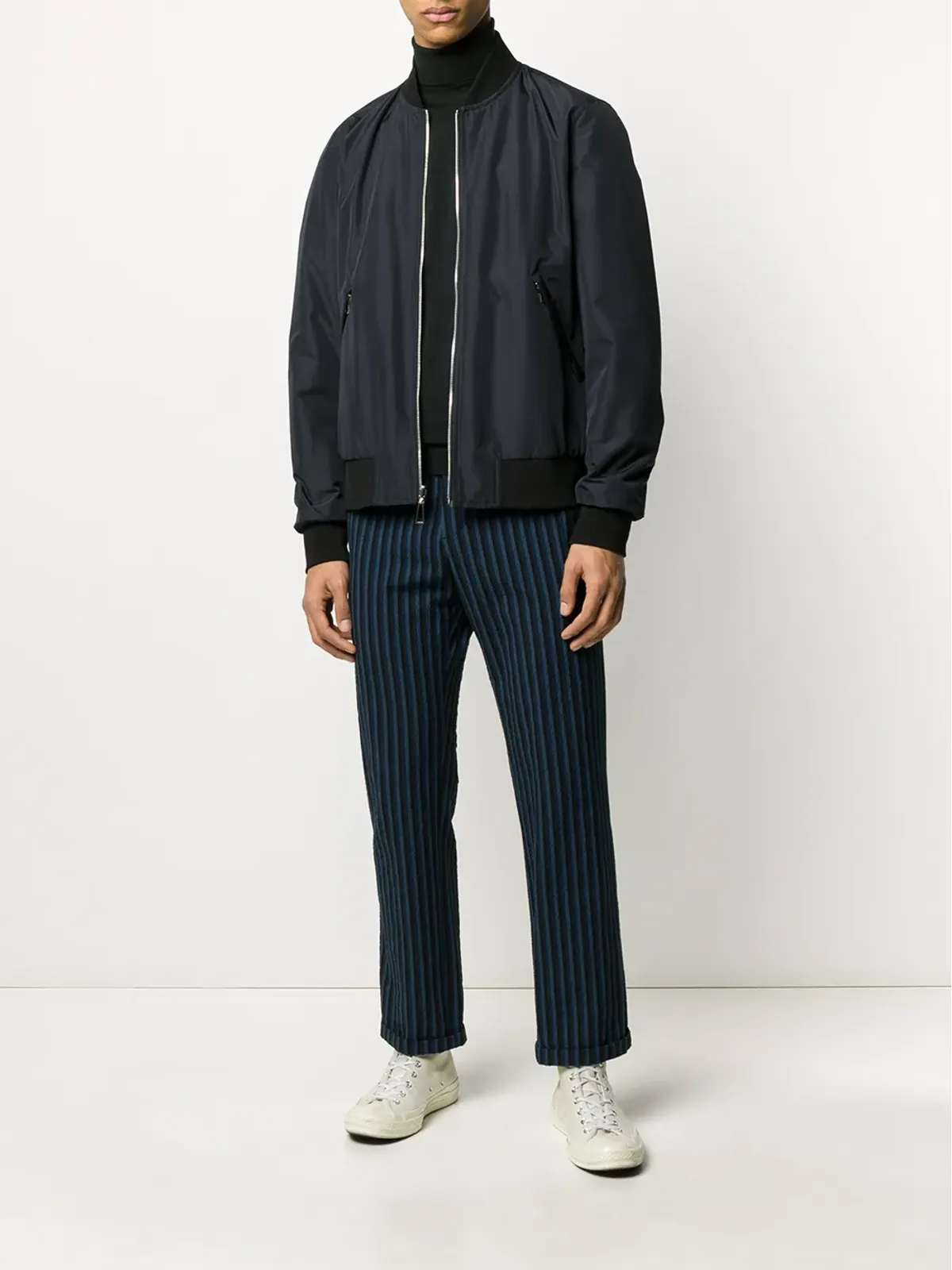 John Smedley ウール ロールネック ジャンパー - 画像2