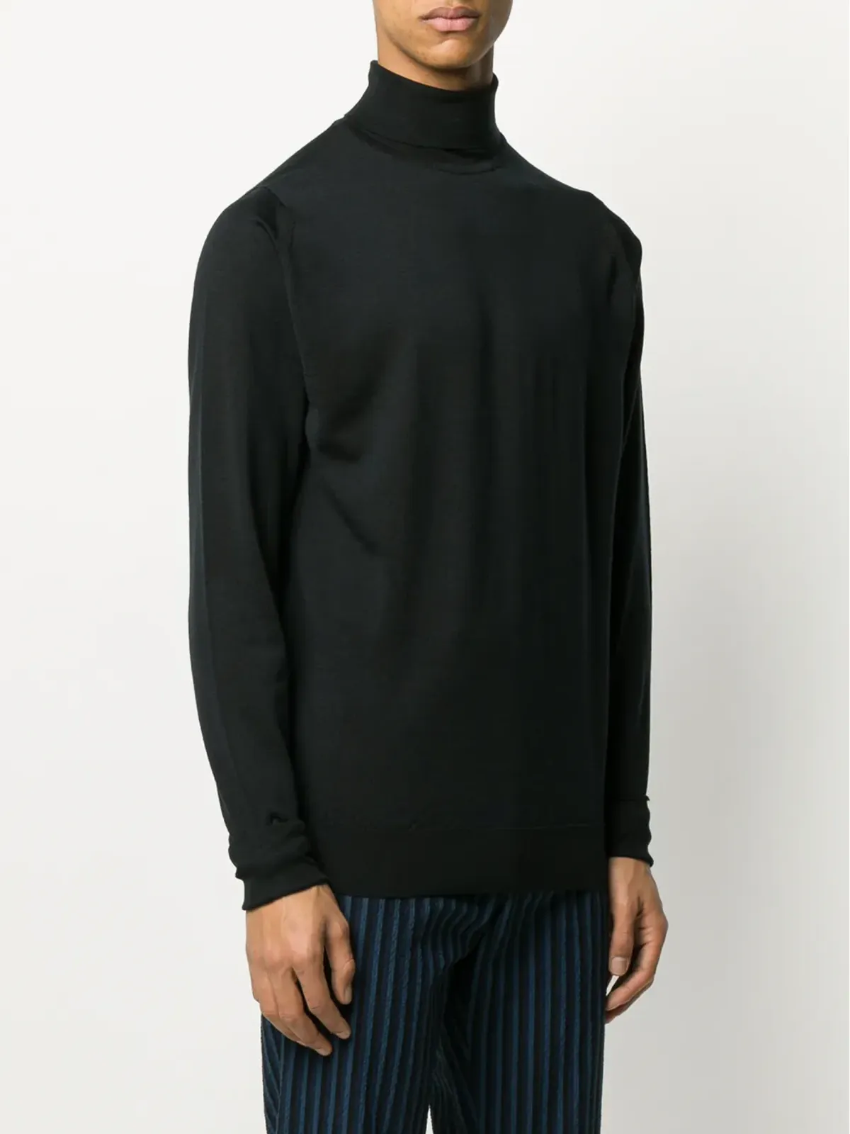 John Smedley ウール ロールネック ジャンパー - 画像3