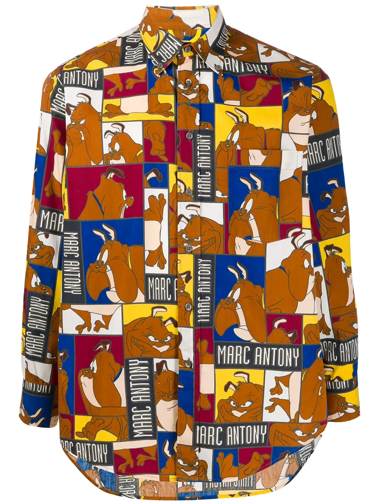 JC de Castelbajac Pre-Owned 1980年代 Marc Antony プリント シャツ - 画像1