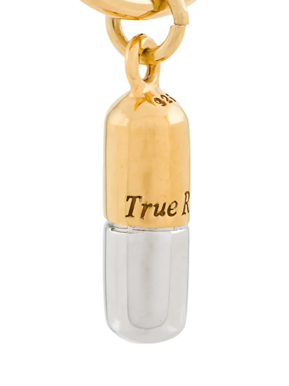 True Rocks ツートーン ピルフープ ピアス - 画像2