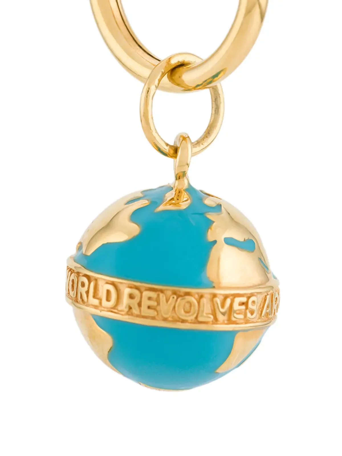 True Rocks globe hoop earring - Blue - 画像2