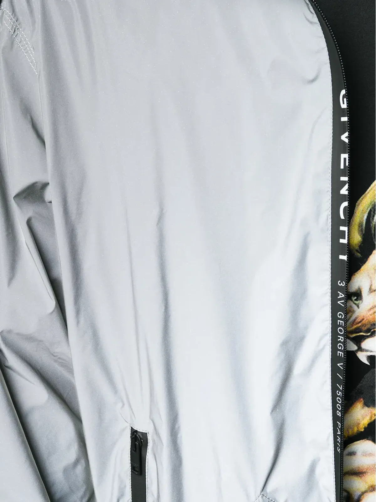 Givenchy フード付きドローストリングウエストパーカ - グレー - 画像5
