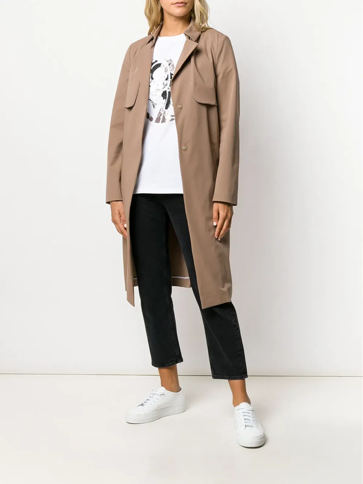 Alberta Ferretti スパンコールプリントTシャツ - 画像2