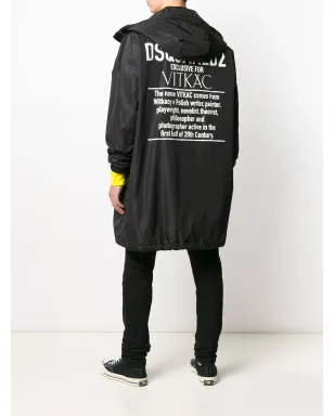 DSQUARED2 フーデッドレインコート - サムネイル2
